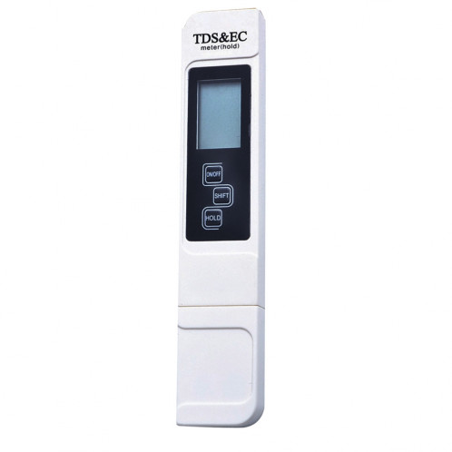 Moniteur LCD multifonction numérique TDS & EC Meter Testeur de mesure d'eau (Beige) SH0302927-06