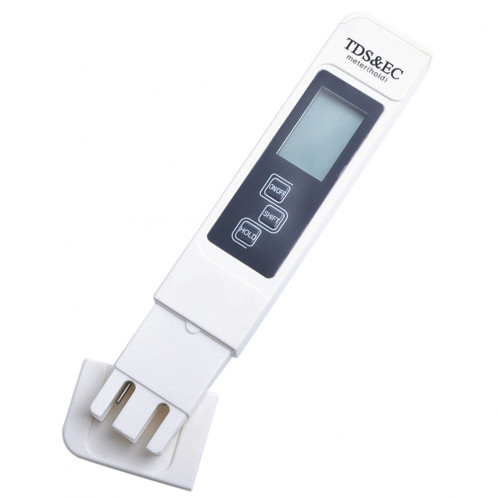 Moniteur LCD multifonction numérique TDS & EC Meter Testeur de mesure d'eau (Beige) SH0302927-06