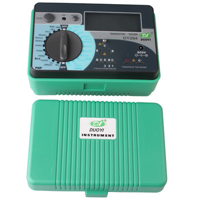 DY294 professionnel 2,7 pouces LCD testeur de paramètre de transistor numérique compteur (4 * AA) SH0502191-05