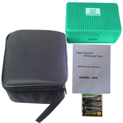 DY294 professionnel 2,7 pouces LCD testeur de paramètre de transistor numérique compteur (4 * AA) SH0502191-05