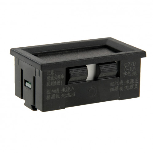 Compteur de courant C27D Green Display LED Digital DC 0-10A SH531G454-06