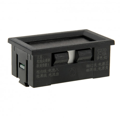 C27D Compteur de courant 0-10A Digital DC Digital Display LED SH531R357-06