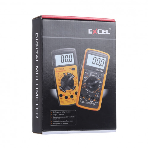 DT9205A LCD Multimètre numérique pour test de diode / Transistor hFE Fonction de mesure SH11831420-06