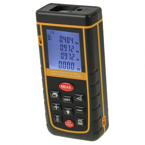 RZ-A60 1,9 pouce LCD 60m lecteur de distance laser à main avec niveau bulle SH25611845-013