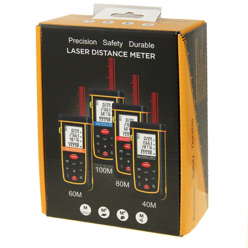 RZ-A60 1,9 pouce LCD 60m lecteur de distance laser à main avec niveau bulle SH25611845-013