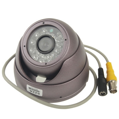Kit enregistreur vidéo numérique 4 canaux (CCD Sony 1/3, 420TVL, 24 LED IR, objectif 6mm, Distance IR: 25m, H.264 (8204EV + 622A) SH110A1098-012