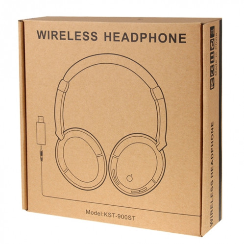 Casque de musique sans fil KST-900ST 2.4GHZ avec volume de contrôle, prise en charge de la radio FM / AUX / MP3 SH1346305-013