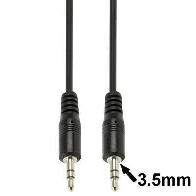 Câble audio stéréo avec fiche mâle 3,5 mm, longueur: 3 m SH31211940-03