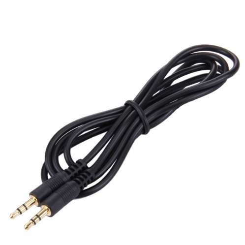 Câble auxiliaire audio stéréo de 1 m 3,5 mm à fiche mâle 3,5 mm (connecteur plaqué or + noir) SH3135829-05