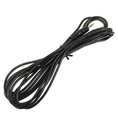 Câble auxiliaire audio stéréo 3,5 mm mâle, câble auxiliaire, longueur: 3 m (connecteur plaqué or + noir) SH31361962-05
