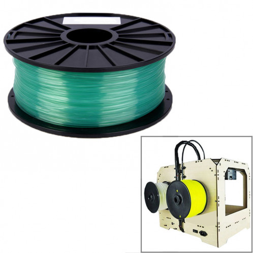 Imprimantes 3D transparentes PLA de 1,75 mm (vert) SH026G1595-04