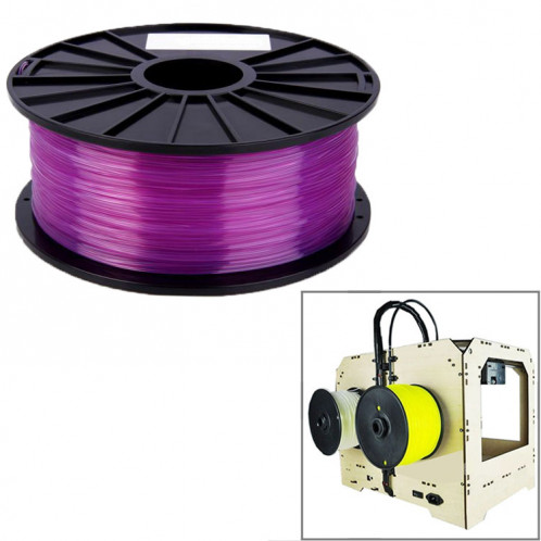 Filaments d'imprimante 3D transparents PLA 1,75 mm (violet) SH026P167-04