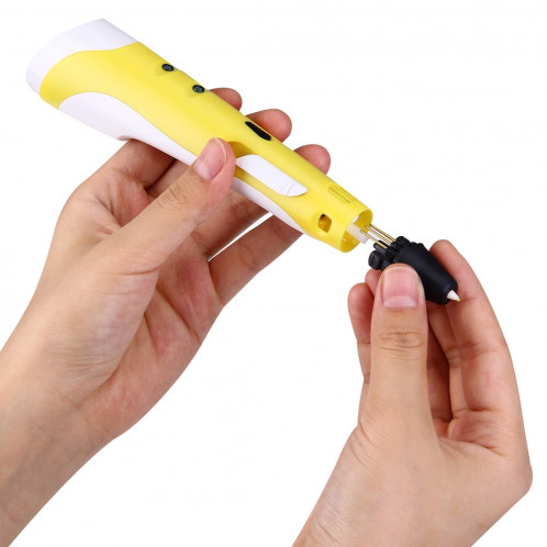 Stylo d'impression 3D à main, prise UE (jaune) SH034Y1596-013