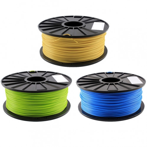 Filaments d'imprimante 3D lumineux d'ABS 3,0 mm, environ 135 m (jaune) SH044Y685-06