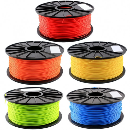 Filaments d'imprimante 3D fluorescents d'ABS 3.0 millimètres, environ 135m (jaune) SH045Y366-06