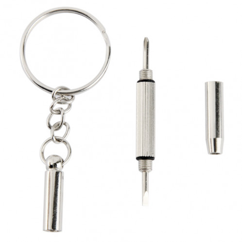 3 en 1 outil professionnel de réparation de tournevis avec le trousseau pour la montre / téléphone portable / appareil-photo / verres (fendue + Phillips + Allen) S30033773-03