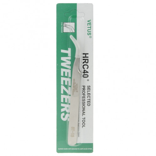 Pince à épiler en acier inoxydable ST-15 SS806A1309-05