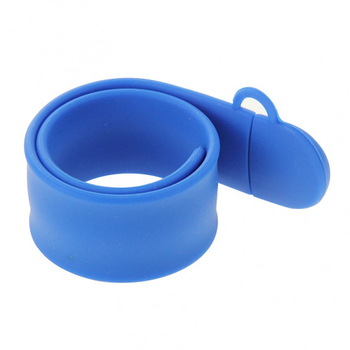 Silicone Bracelet USB Flash Disk avec 4 Go de mémoire (bleu foncé) SS015D1911-09