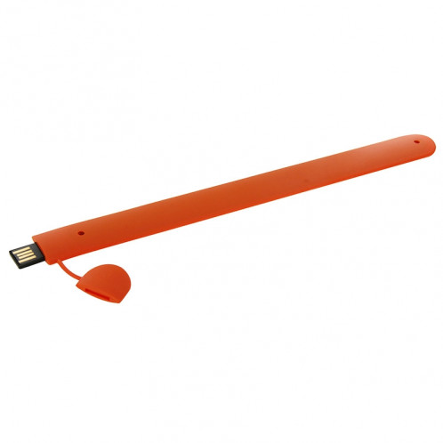 Bracelet en silicone USB Flash Disk avec 4 Go de mémoire (Orange) SS015E152-09