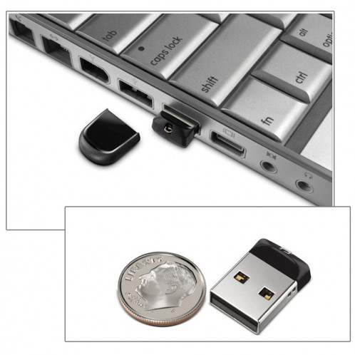 Mini clé USB de 8 Go avec chaîne pour PC et ordinateur portable SH0201720-09