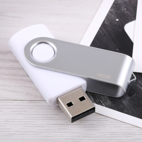 Disque Flash USB 2.0 Twister 16 Go (Blanc) SH1116678-010