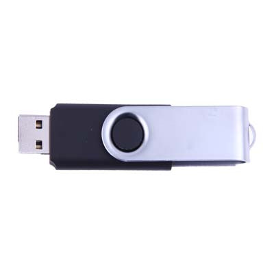 Disque Flash Twister USB2.0 de 8 Go (Noir) S811BC1237-05