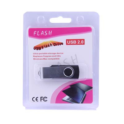 Disque Flash Twister USB2.0 de 8 Go (Noir) S811BC1237-05