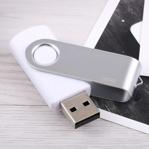 Disque Flash USB 2.0 Twister de 16 Go (Blanc) SH11WA376-010