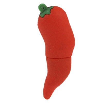 Disque flash USB de 16 po de forme de poivre chaud (rouge) SH28RD922-06