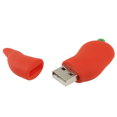 Disque flash USB de 16 po de forme de poivre chaud (rouge) SH28RD922-06