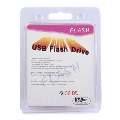 Disque flash USB de 8 Go (rouge) SH41RC950-06