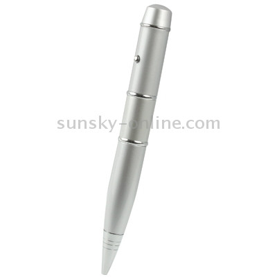Disque flash USB de style stylo laser 3 en 1, argent (2 Go) SH20231623-05