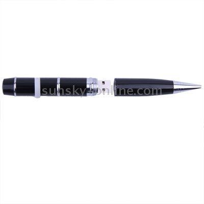 Disque flash USB de style stylo laser 3 en 1, 8 Go (Noir) SH2024568-07
