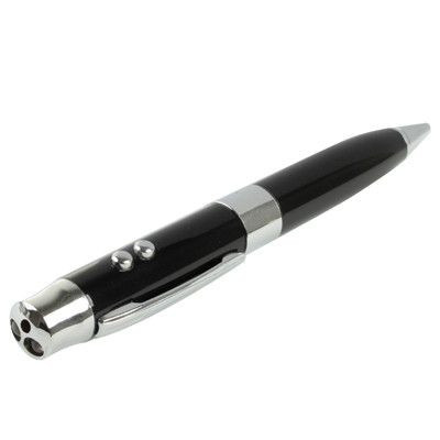 Disque flash USB de style stylo laser 3 en 1, noir (2 Go) SH03BA481-05