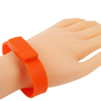 Disque Flash USB 2.0 Bracelets Silicon 16 Go (Rouge) S102RD579-07