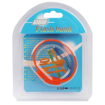 Disque Flash USB 2.0 Bracelets Silicon 16 Go (Rouge) S102RD579-07