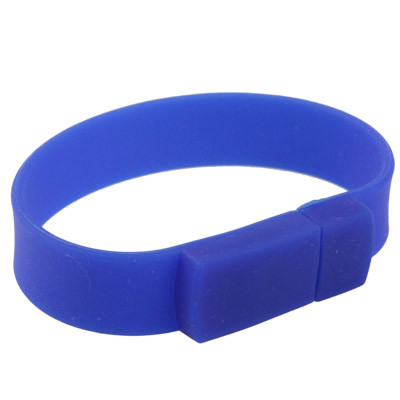 Disque Flash USB 2.0 Bracelets Silicon 8 Go (Bleu foncé) S82SBC1805-07