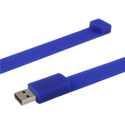 Disque Flash USB 2.0 Bracelets Silicon 8 Go (Bleu foncé) S82SBC1805-07