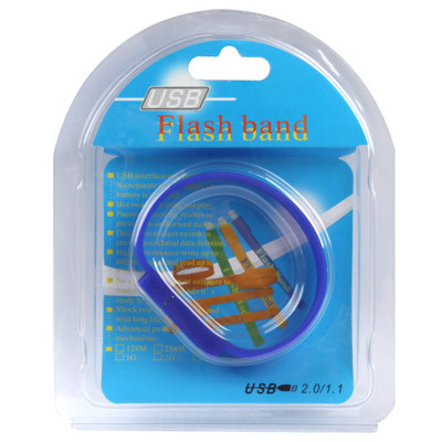 Disque Flash USB 2.0 Bracelets Silicon 8 Go (Bleu foncé) S82SBC1805-07