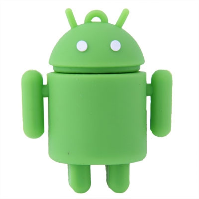 Disque flash USB style robot de 16 Go avec Android (vert) SH10131777-07