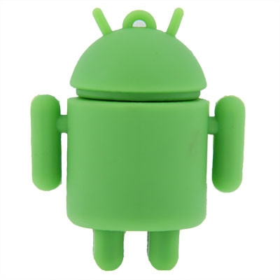 Disque flash USB style robot de 16 Go avec Android (vert) SH10131777-07