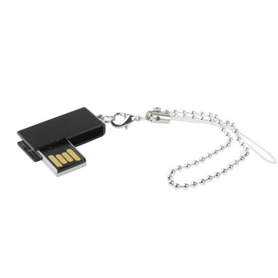 Mini disque flash USB rotatif (2 Go), noir SM07BA229-06