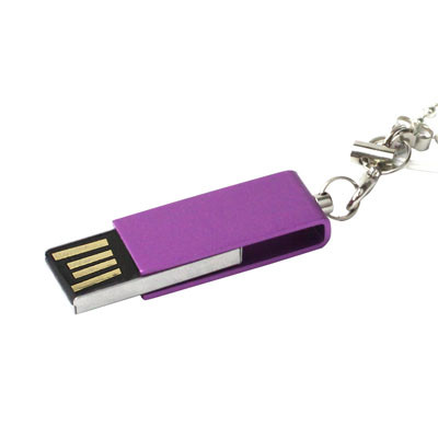Mini disque flash USB rotatif (4 Go), violet SM07PB1690-06