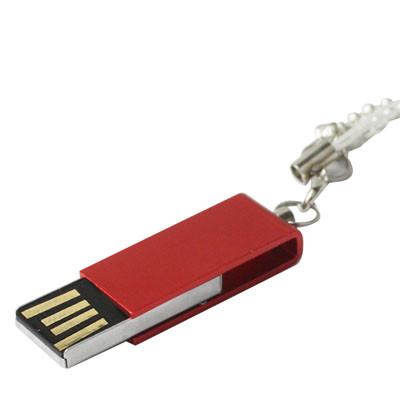 Mini disque flash USB rotatif (2 Go), rouge SM07RA705-06