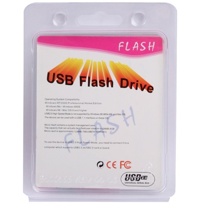4 Go de clé USB 2.0 de style porte-clés métalliques (noir) SH1931447-04