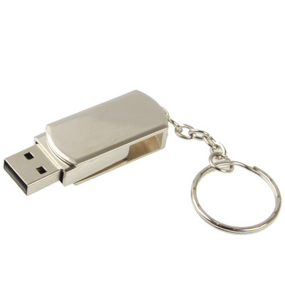 Mini disque flash USB 2.0 série métallique avec porte-clés (4 Go) SM234B1749-07