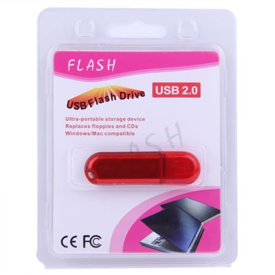 Clé USB de 4 Go (rouge) SH00RB368-07