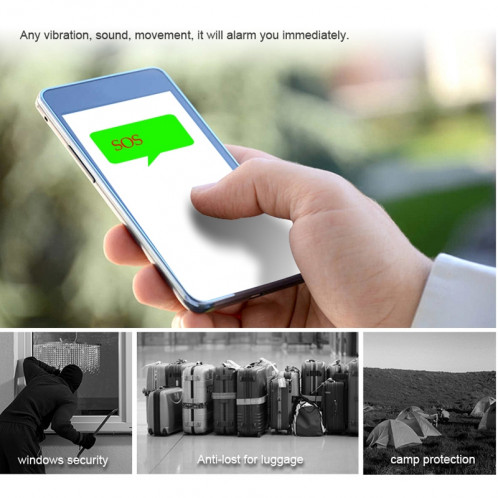 REACHFAR RF-V20 7 en 1 multifonctionnel GPS Tracker avec Power Bank (Noir) SR022B713-033