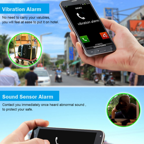 REACHFAR RF-V20 7 en 1 multifonctionnel GPS Tracker avec Power Bank (Noir) SR022B713-033