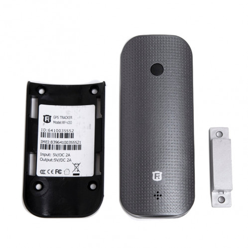 REACHFAR RF-V20 7 en 1 multifonctionnel GPS Tracker avec Power Bank (Noir) SR022B713-033